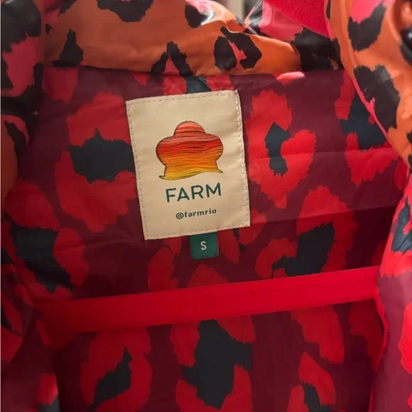 Farm Rio Multicolor Leopard Print Jacket - Picture 2 of 4